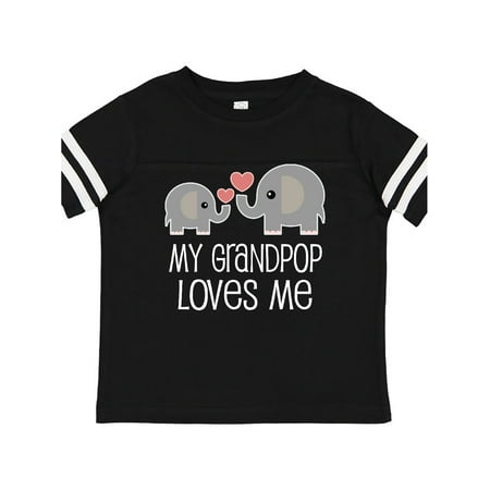 

Inktastic Grandpop Loves Me Grandchild Gift Gift Toddler Boy or Toddler Girl T-Shirt