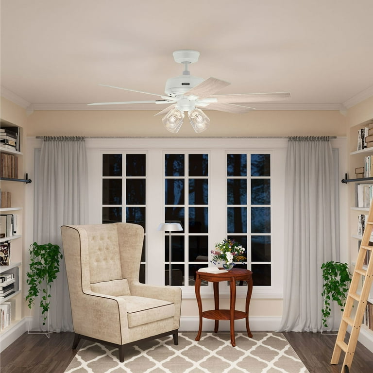 Hunter - Fonthill Indoor Ceiling Fan With Light, Remote, 52-inch