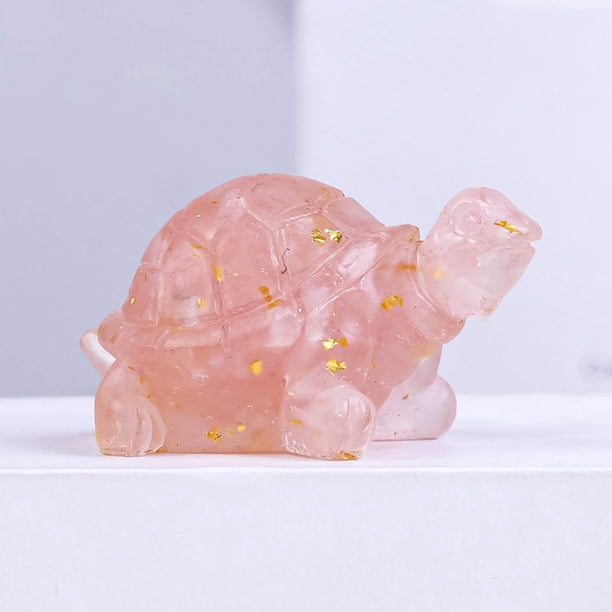 Figuras de tortuga de cristal, curación natural, estatua de tortuga de amatista, pisapapeles, escultura de bolsillo tallada a mano para el hogar