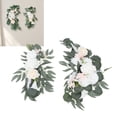 thumbnail image 4 of 2pcs Lifelike Wedding Arch Flowers Fadeless Exquisite Decor with Convenient Clips for Indoors Outdoors, 4 of 7