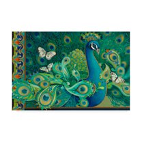 Trademark Fine Art 'Paisley Peacock' Canvas Art by David Galchutt
