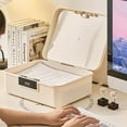 thumbnail image 2 of kurtrusly ABS Organizer Box With Secure Password Lock For Documents Equipped Integrated 4-digit Password Lock blue, 2 of 6