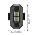 thumbnail image 4 of Universal LED Strobe Light for Vehicles Emergency Warning Night Navigation Spotlight Car Motorcycle, 4 of 8