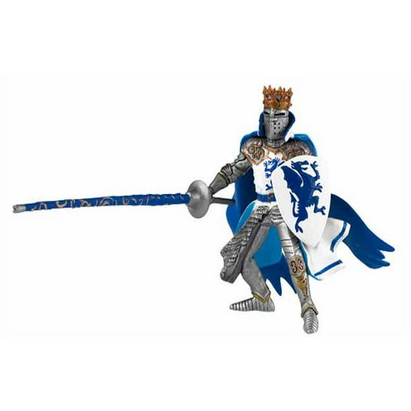 Papo Blue Dragon King Hand Painted Figurine - Heirloom Quality Collectible No. 39387