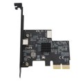 thumbnail image 1 of USB 3.2 Carte d'Extension, Type C Carte d'Extension PCIE 2X Installation Facile pour Ordinateur, 1 of 8