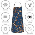 thumbnail image 6 of Fuzoiu Giraffe Skin Print Kitchen Cooking Aprons,Kitchen Cooking BBQ Aprons,Chef Apron with 2 Pockets for Men Women,Art Aprons for Painting Pottery Ceramics, 6 of 7