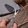 thumbnail image 5 of Stainless Steel Grooming Scissors - for Eyebrow/Nose Hair/Beard, Sharp Blades, Rust-Resistant, Facial Hair Trimming Kit 2-Pack, 5 of 8