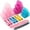 b, variant on DEBGFS 33 Pcs Hair Rollers 18 Self Grip Velcro Rollers For Hair Volume 44mm 36mm 25mm 12 Duckbill Sectioning Clips 2 Combs 1 Braid For Salon Hair Dressing And Styling,a