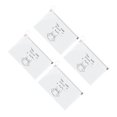 thumbnail image 3 of Soidarity Bolsa de cubierta de máscara de moda de 4 piezas, soporte portátil para mascarilla, caja de almacenamiento para mascarilla bucal, cajas para Escalada blanco 4 piezas Soidarity OD000041-04B, 3 of 6