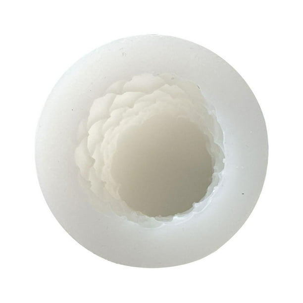 Moldes cilíndricos duraderos para velas, moldes de resina epoxi de silicona para alimentos. 8.8x7.2cm Pastilla