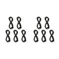 thumbnail image 2 of Yuarrent Replacement Jump Rope Cord Skipping Speed Black Caps with End Cable Rope Tipo 1 2piezas, 2 of 6