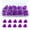 Purple, variant on Badge Pins Backs Secure Locking Rubber Clutch Keepers for Brooch Tie Tack Hat Lapel Pin, Assorted Colors with Storage Case (150 Count)