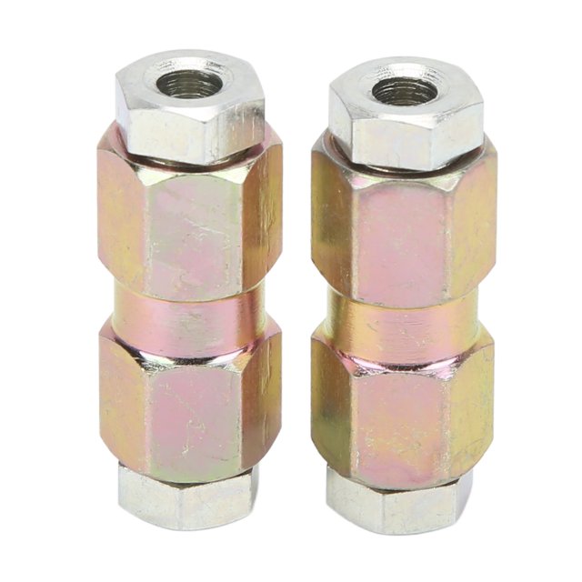 Brake Line Fittings, Inline Male And Female Nut Wear Resistant Brake Pipe Connectors 2pcs For British And European Cars Post 1980 For 3/16in Oil Pipe