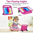 thumbnail image 5 of SUPNICE Kids Case with Built-in Screen Protector for New iPad 11-inch (A16) 2025 / iPad 10th Generation 2022(10.9 inch) with Shockproof Handle Stand Case for iPad 11/10.9 Inch,Pink, 5 of 8