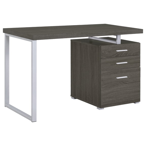 Coaster Brennan Engineered Wood 47-inch 3-drawer Office Computer Desk Weathered Gray