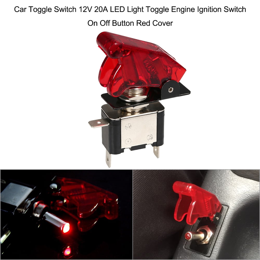 Buy Car Toggle Switch 20A LED Light Toggle Engine Ignition Switch On