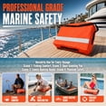 thumbnail image 6 of Boat Throwable Flotation Device, Universal Floating Foam Cushion, Type IV Boat Cushion, Portable Waterproof Marine Throw Cushion for Boating 0.34oz, 6 of 7