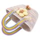 thumbnail image 5 of Bolsos bonitos para mujer, bolso pequeño, bolso de hombro de verano para actividades al aire libre, tejido de algodón para verano, para uso diario, viajes., 5 of 6