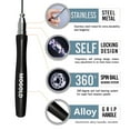 thumbnail image 4 of MOGOLD Adjustable Speed Jump Rope with Ball Bearings and Metal Rubber Handles, Black, 4 of 6