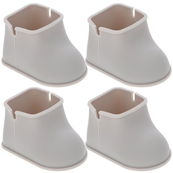 4 Pcs Furniture Leg Caps Silicone Cover for Table and Chair Legs Pads