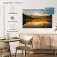 thumbnail image 5 of Elephant Stock Lake Matheson Sunset View Wall Art - Horizontal Canvas Wall Art - Living Room Wall Decor - Nature Canvas - Blue And Black Decor - 12" x 8", 5 of 8