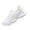 08#White, variant on Kids Slip On Breathable Mesh Knit Sneakers Lightweight Cushion Running Walking Shoes Boys Girls Casual Athletic Trainers