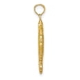 thumbnail image 2 of FB Jewels 14K Yellow Gold 3D Seahorse with Yellow Enamel Pendant, 2 of 5