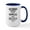 White/Navy Inside, variant on CafePress - Saturday Mornings Are For Mimosas And Brunch Mugs - 15 oz Ceramic Large White Novelty Mug