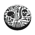 thumbnail image 3 of XMXY Decomposition Skeleton Corpses Spare Tire Cover, Universal Waterproof Cover for Jeep RV Tire Wheel Protection, 17 inch, 3 of 8