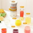 thumbnail image 1 of Extracteur de Jus à Séparation Automatique Machine à Jus Portable Extracteur de Jus Électrique Extracteur de Jus de Fruits Rechargeable Mélangeur 7,4 V, 1 of 4