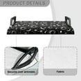 thumbnail image 4 of Renewold Golf Cart Seat Cover Comfortable Golf Cart Seat Blanket Universal Fit for EZGO Yamaha Club Cars and More 2-Seat Golf Cart, Sun Moon Star Print Black, 4 of 5