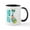 White/Black Inside, variant on CafePress - Cat Mom Mug - 11 oz Ceramic Mug - Novelty Coffee Tea Cup