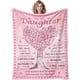 thumbnail image 1 of LHSHID Daughter Gifts from Mom Daughter Birthday Gifts Christmas/Mothers Day/Valentine Day/Graduation/Birthday Gifts for Daughter Adult to My Daughter Blanket 40"x50", 1 of 7
