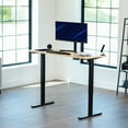 thumbnail image 3 of VIVO Light Wood 60 x 24 inch Universal Table Top for Sit to Stand Desk Frames, 3 of 8