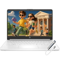 HP 14" HD Laptop for Students & Business, Intel Quad-Core, 16GB RAM, 64GB eMMC, UHD Graphics, Long Battery Life, Webcam, Windows 11 Home (S Mode)