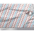 thumbnail image 3 of Soimoi Georgette Viscose Fabric Waves Artistic Printed Craft Fabric by the Yard 42 Inch Wide, 3 of 3
