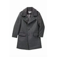 thumbnail image 3 of Isaac Mizrahi Boys Single Breasted Wool Overcoat with Epaulets - Colors, 3 of 4