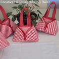 thumbnail image 3 of Plantilla de Costura de Cesta de Comida Plegable de Tela DIY, Plantilla para Acolchar Bolsos, 12 Pulgadas, 3 of 5
