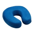 thumbnail image 4 of Almohada de viaje con funda extraíble, ligera y suave, con soporte para la cabeza y el cuello y espuma viscoelástica. Azul oscuro, 4 of 9