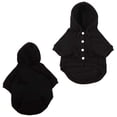 thumbnail image 2 of Cat Dog Hoodies Sweater Clothes Sweatshirts with Pockets for Small Dogs Vest Chihuahua Coat Clothing Warm Jacket Puppy Outfits Custume (S, Black), 2 of 4