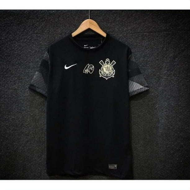 EQUIPO CORINTHIANS CAMISETA | EDICIÓN ESPECIAL NEGRA CÁSSIO DRAGÃO Deng Xun unisex