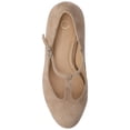 thumbnail image 5 of Journee Womens Talani T-strap Stacked Heel Almond Toe Comfort Dress Pumps, 5 of 10