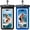 Black & Navy Blue, variant on 2PCS Waterproof Phone Pouch, IPX8 Waterproof Phone Case for iPhone 17/16/15/14 Pro Max, Cell Phone Dry Bag for Beach & Cruise Essentials, Touch Screen, Lanyard Included, 2 Pack (Fits Up to 8.9")