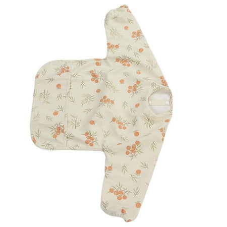 

Infant Sleeved Bib Buckle Waterproof Soft Lovely Sleeve Bib For Kids For Eating