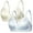 Blue + Champagne, variant on Girls Training Bras Teens Wireless Padded Bralettes Satin Lace Lightweight Triangle Cup Everyday Bra Pink + White 32/70AB