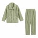 thumbnail image 2 of Women's Velvet Winter Warm Cardigan Pajama Set Long Sleeve Loose Casual Loungewear Polyester Lounge Set for Home and Daily Wear, 2 of 6