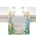 thumbnail image 1 of Easter Egg Bunny Table Runner Kitchen Table Decoration Table Cloth Pad Coffee Table Cloth Holiday Banquet Living Room Table Cloth (3), 1 of 6