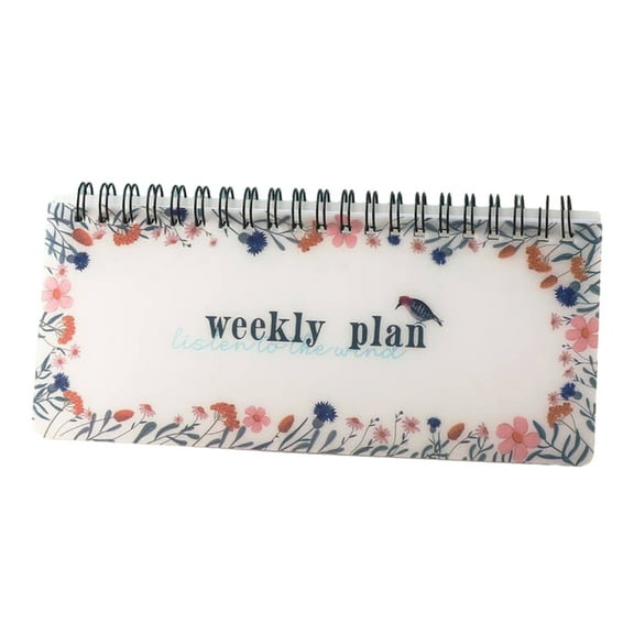 Yokua Twin-coil Binding Undated Weekly Planner Notebook Appointment Diary
