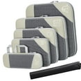 thumbnail image 1 of Cubos de Compresión Expansible Para Maletas de Viaje Mochila Mujer Hombre Beige Blanco Sunnimix Cubo de empaque de compresión, 1 of 6