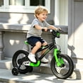 thumbnail image 2 of Korimefa 14 inch Kids Bike for Boys Ages 4-8 Years Children, Toddler Bike with Training Wheels, Dual Brakes, Easy Assembly, Training Bicycle,Blue Green, 2 of 8